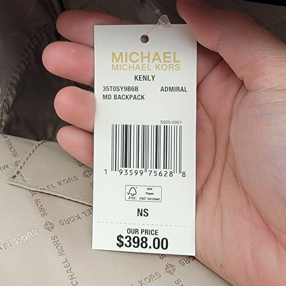 Michael Kors Kenly Medium Backpack Admiral
